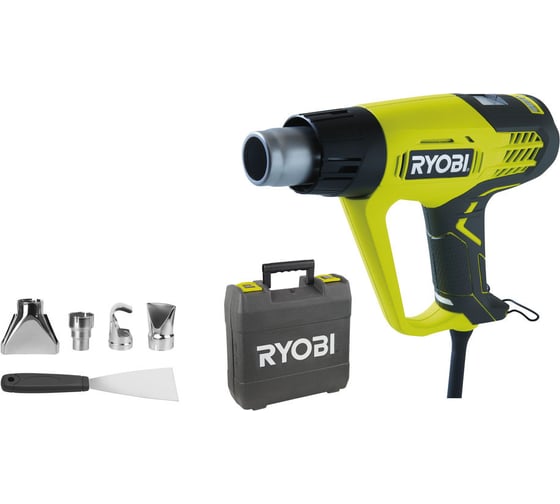 Изображение товара Промышленный фен с LCD дисплеем 2000 Вт Ryobi EHG2020LCD 5133001730