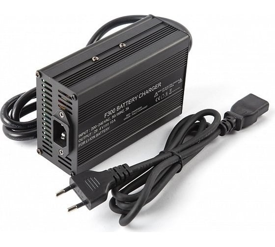 Изображение товара Зарядное устройство интеллектуальное для Li литиевых аккумуляторов Rutrike 24V50AH, 10А 023161