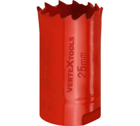 Изображение товара Коронка биметаллическая по металлу 25 мм vertextools 2525-25