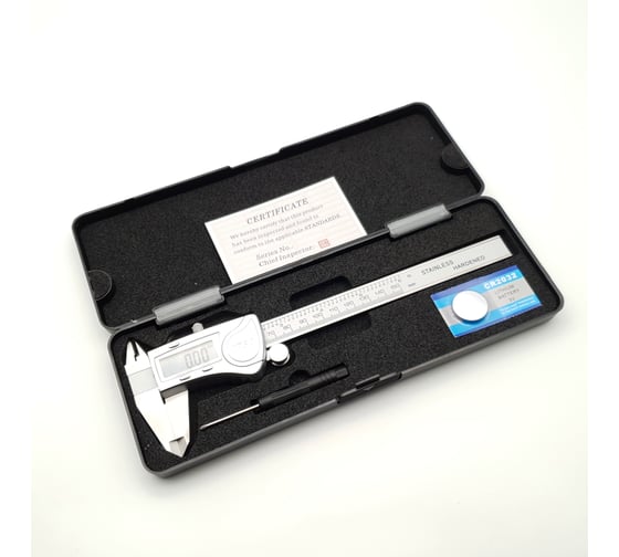 Изображение товара Электронный штангенциркуль ТЕХНОРЕАЛ 0-150 мм, IP54, 0,01 мм МА600051515