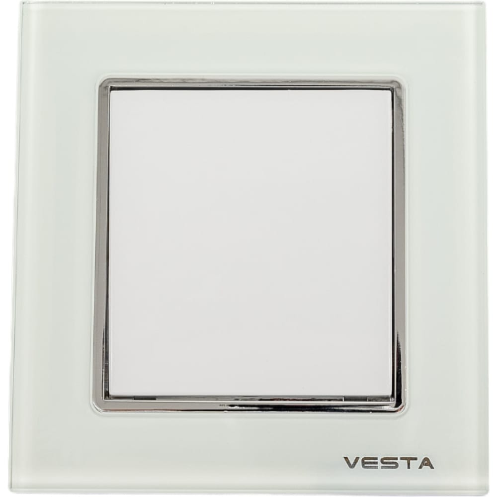 Одноклавишный выключатель Vesta Electric седло велосипедное ddk 9009 спортивное cro mo рамка белое ddk d9009 wht