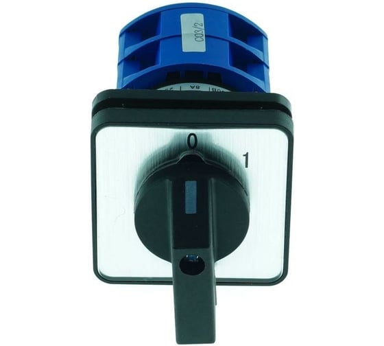 Изображение товара Кулачковый переключатель CHINT LW32-25/C02/1 25А 2Р "0-1" 425061