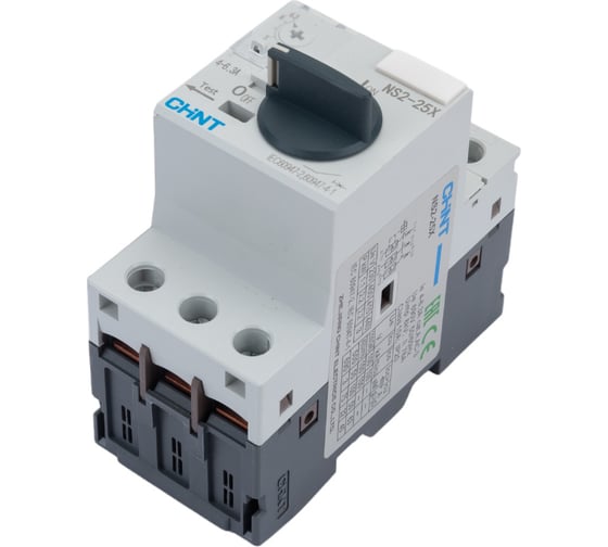 Изображение товара Пускатель CHINT NS2-25x4-6.3А с поворотной ручкой (R) 495184