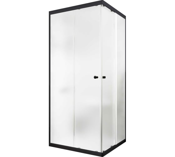 Изображение товара Душевой уголок РусАк 90, стекло матовое, ЧП, Классик СТМ90-Ч