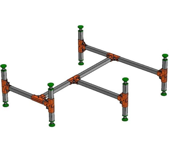 Изображение товара Каркас для полукруглого поддона 90 РУСАК КДК90