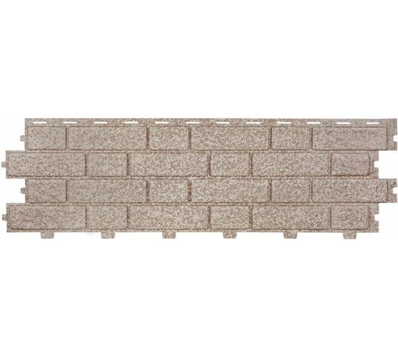 Изображение товара Сайдинг Tecos BRICK WORK сильвер, акрил, 1140х350 мм, 0.399 кв. м S-BW-Silver ACRYL