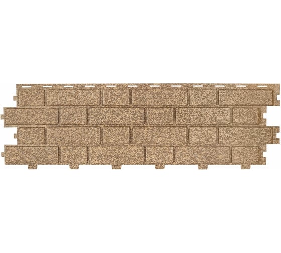 Изображение товара Сайдинг Tecos BRICK WORK кэмел, 1140х350 мм, 0.399 кв. м S-BW-Camel AS