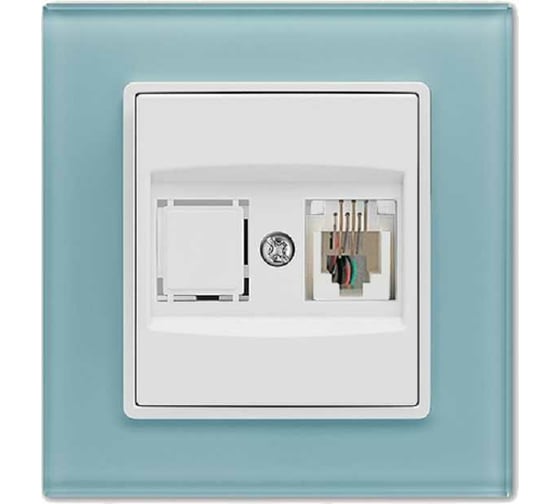 Изображение товара Розетка Metronex Electric Exclusive Blue телефонная FRZMT040001SIN