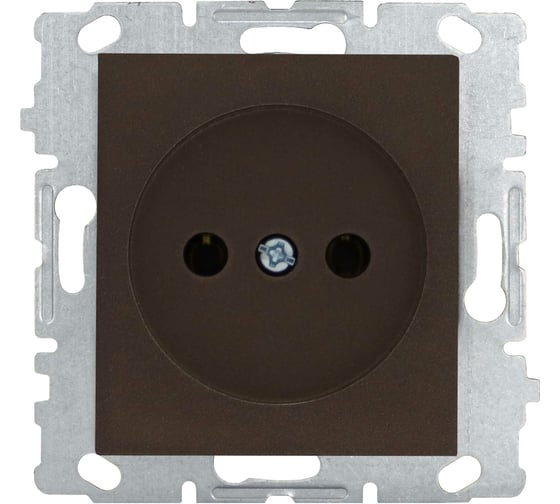 Изображение товара Розетка Metronex Electric Exclusive Champagne Metallic одинарная без заземления без рамки FRZ00041007BSH