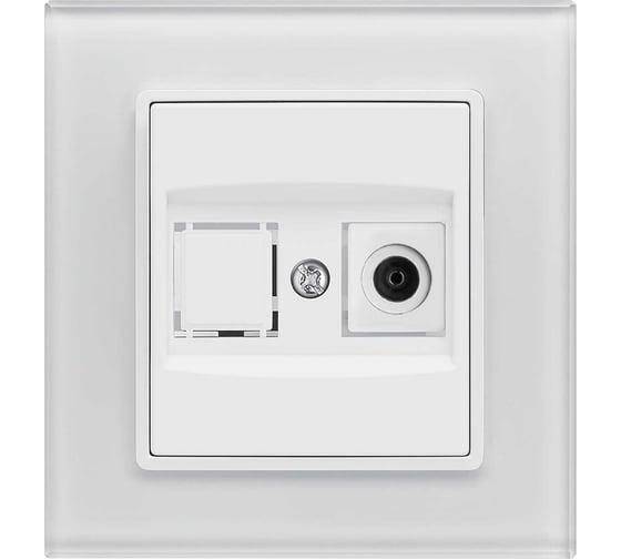 Изображение товара Розетка Metronex Electric Exclusive White телевизионная FRZ00040006BEL