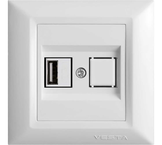 Изображение товара Розетка Metronex Electric Roma USB FRZ00050201BEL