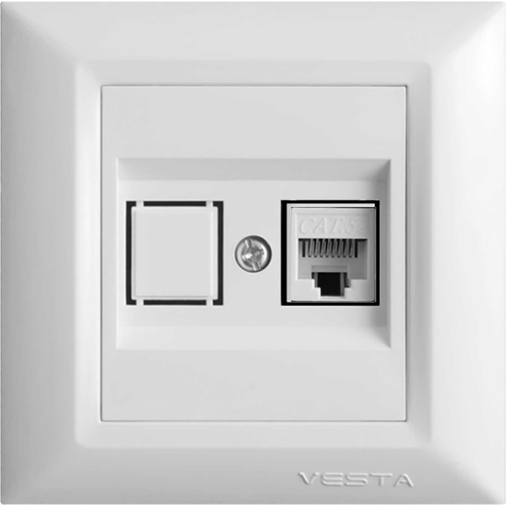 Розетка для сетевого кабеля Vesta Electric