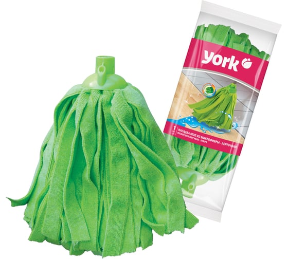 Изображение товара Насадка для уборки YORK из микрофибры, ленточная 077020