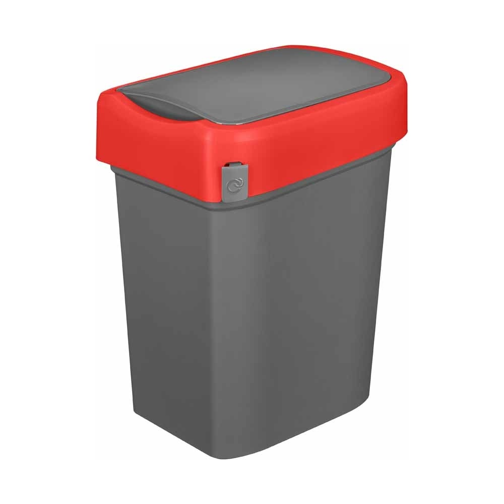 Контейнер для мусора Бытпласт кашпо деревянное виллиан лонг с ручкой красный 25×12 5×10 28 см сиреневый