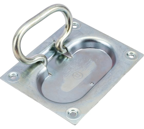 Изображение товара Скрытая ручка для погреба Левша 100x80 цинк У8-2589.Ц