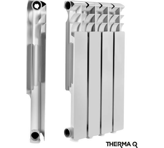 Изображение товара Алюминиевый радиатор МЕТАЛЛСЕРВИС THERMA Q1 500/80 4 секции 1223456