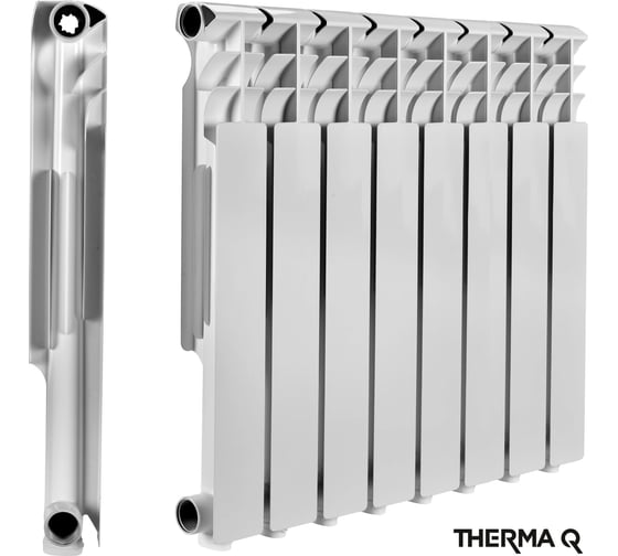Изображение товара Алюминиевый радиатор МЕТАЛЛСЕРВИС THERMA Q1 500/80 8 секций 1223459