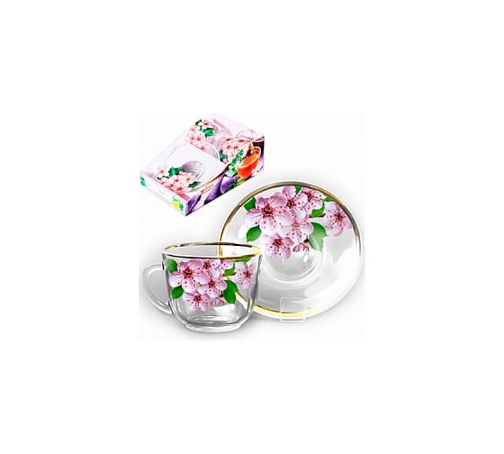 Изображение товара Подарочный набор Декостек Дуэт Живая природа Сакура 4 предмета 2222-Д ТП1213