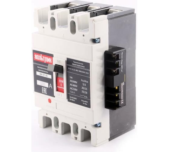 Изображение товара Автоматический выключатель ВТМ (S) ВА 57-35 344710 200А 2000 (НР-380АС) ВТМ00033134