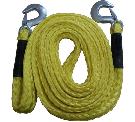 Изображение товара Буксировочный трос SKYBEAR 16 мм, 4м, 2 т, 2 крюка 631124