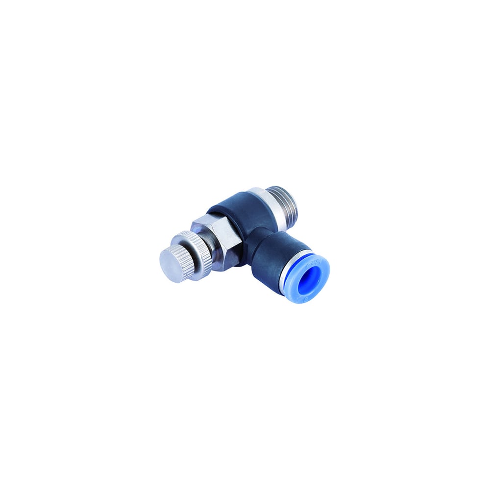 Изображение товара Угловой пневмодроссель с наружной резьбой M1/8" SHPI SC 04-01