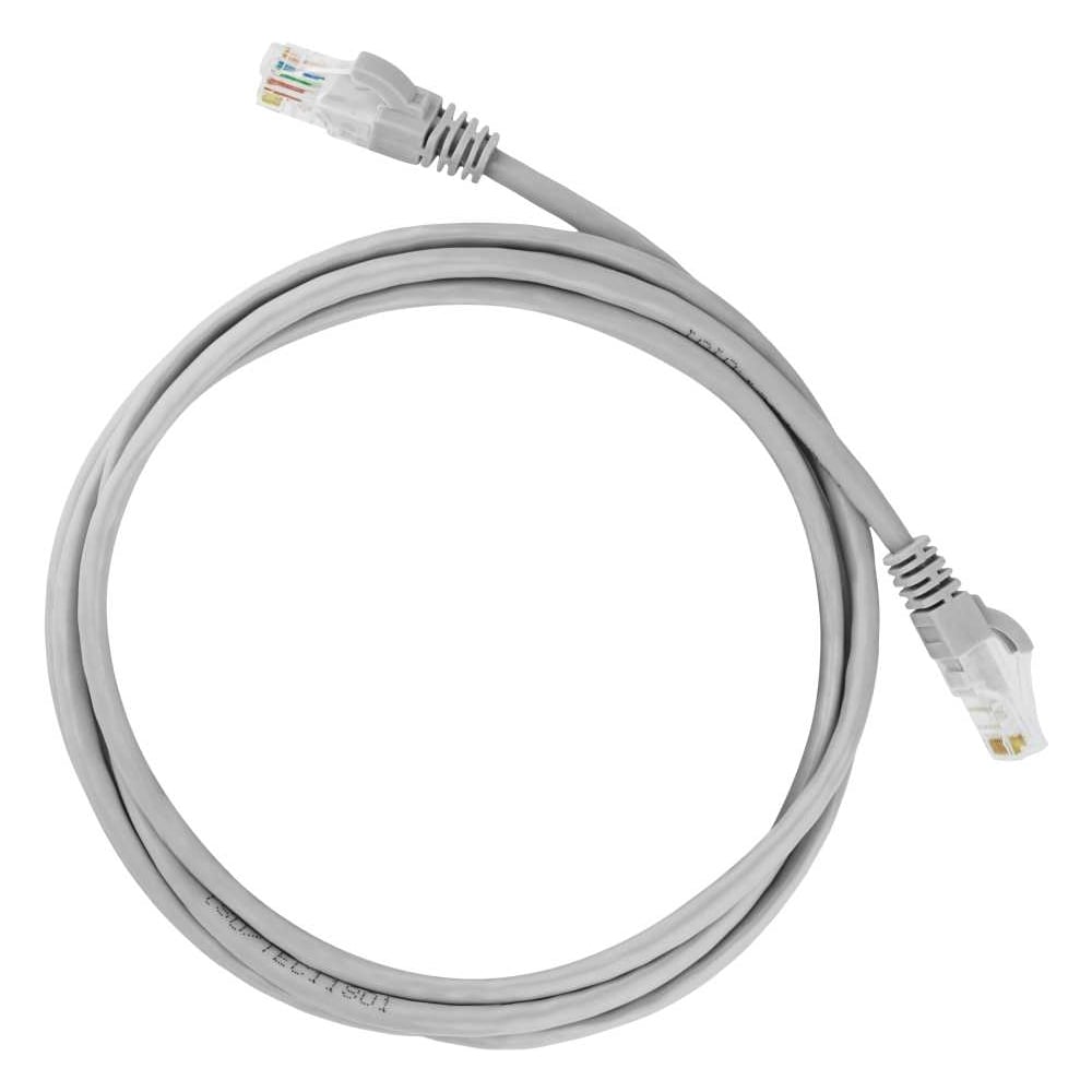 Патч-корд TDM ELECTRIC народный U/UTP Cat 5e 4PR 24AWG PVC, литой, 0,5 м, серый SQ0115-0001