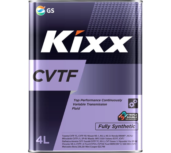 Изображение товара Синтетическое трансмиссионное масло KIXX CVTF 4л L251944TE1