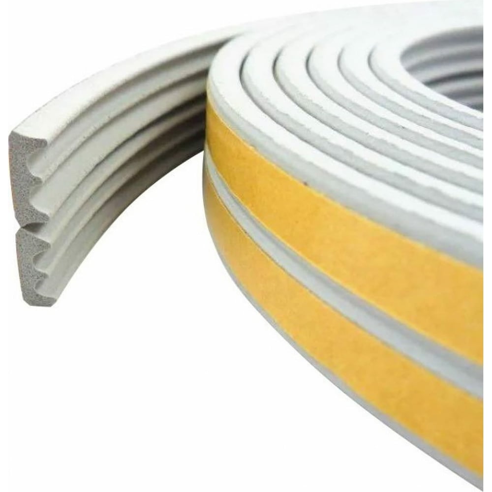 Изображение товара Уплотнитель Home с/к, Е-профиль, 9x4 мм, белый, 150 п.м E94BEL150