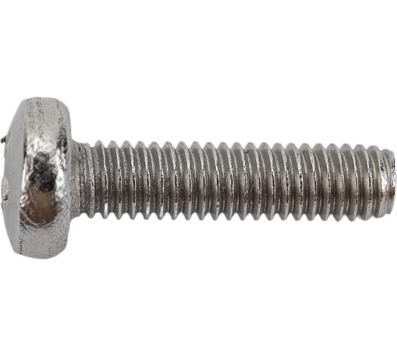 Изображение товара Винт с полукруглой головкой ВИРТУОЗ крестообразный шлиц, 3x12 мм, DIN 7985, нержавеющая сталь А2, 10 шт. 37460