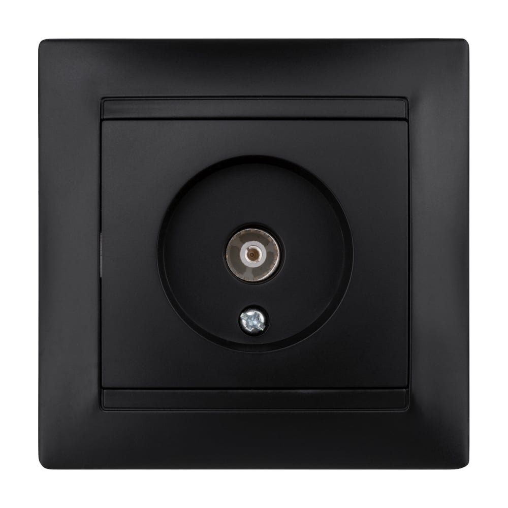 Изображение товара Телевизионная розетка TDM ELECTRIC графитовая SQ1815-0617