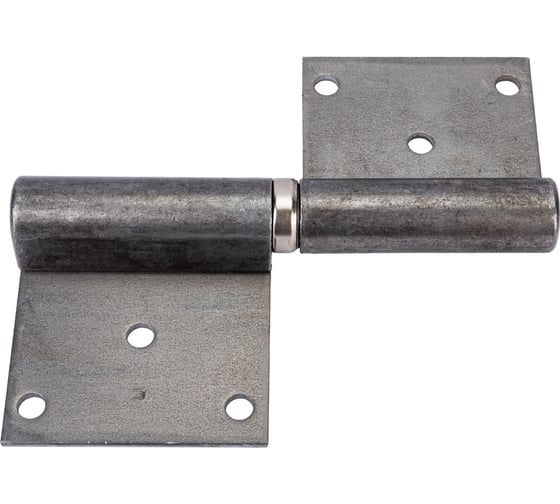 Изображение товара Гаражная петля на площадке Левша 140x20x47 под крепеж, правая У1-9200.Wп