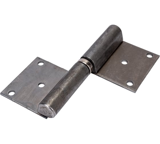 Изображение товара Гаражная петля на площадке Левша 140x20x47 под крепеж, левая У1-9200.Wл