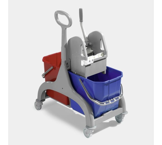 Изображение товара Двухведерная тележка с вертикальным отжимом и ручкой KARCHER 2x25 л 6.999-209.0