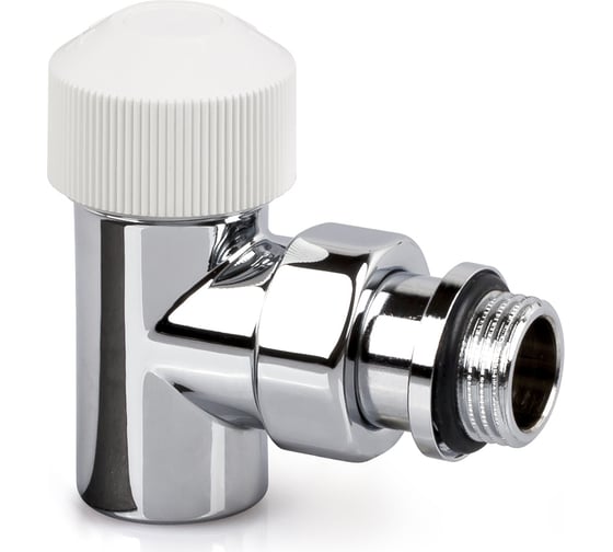 Изображение товара Вентиль на подачу SR Rubinetterie угловой, серия Tondera 1/2", термостатический, хром 0640-1500C000