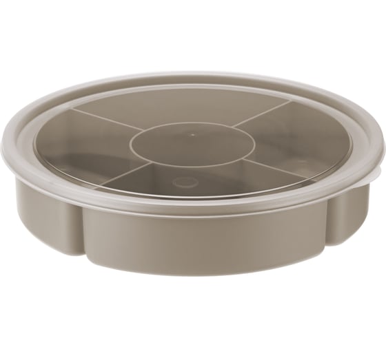 Изображение товара Менажница с крышкой IDEA 5 секций 4х400мл+220мл капучино М 1123