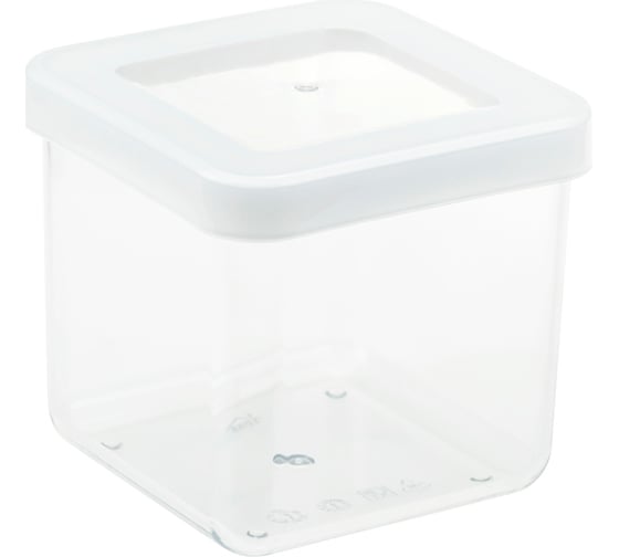 Изображение товара Емкость для сыпучих продуктов IDEA СТЕП 0.65 л, 10х10х9,5 см М 1291