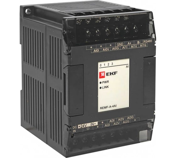 Изображение товара Модуль аналогового ввода EKF REMF 4 PRO-Logic REMF-A-4AI