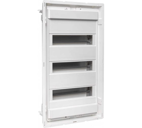 Изображение товара Основание силового щита EKF "Nova" (с DIN-рейками) 36 модулей IP40 PROxima nv-pbase-36