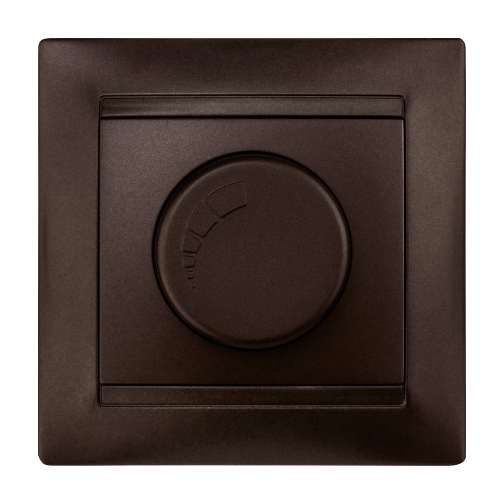 Изображение товара Светорегулятор TDM ELECTRIC RL 300 Вт шоколад серия Лама для встраиваемого монтажа