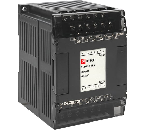 Изображение товара Модуль дискретного ввода EKF REMF 16 PRO-Logic REMF-D-16X