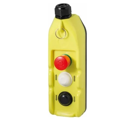 Изображение товара Пульт управления Giovenzana для односкор. 1-3-х фазн. моторов, (2 кн. + 1 аварийная кн. 1NO+1NC) 3NO+1NC DC30