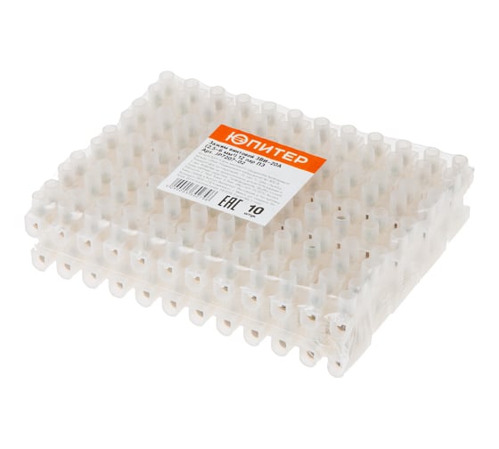 Изображение товара Клемма ЮПИТЕР ЗВИ-20А 2,5-6 мм2 10 штук JP7207-02