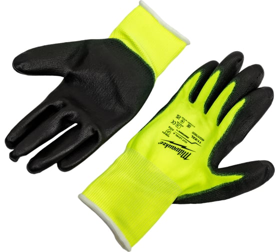 Изображение товара Сигнальные перчатки Milwaukee с уровнем сопротивления порезам 1, размер XXL/11 4932479920