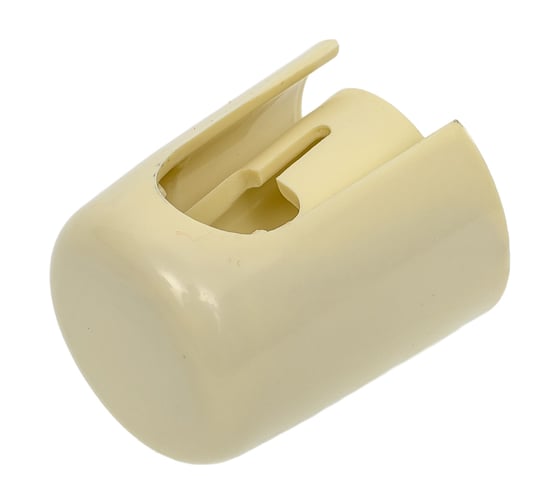 Изображение товара Монтажная колодка (держатель для провода) №2 Interior Electric 100шт. Цвет: Слоновая кость КМ-02/04