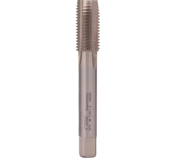Изображение товара Метчик для вставки VOELKEL STI М12 шаг 1,5 мм HSS-G V03021