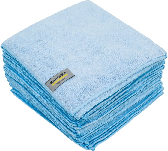 Изображение товара Салфетки из микроволокна Karcher Premium, синие 10 шт. 3.338-274.0