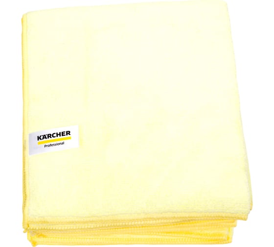 Изображение товара Салфетки из микроволокна Karcher Premium, желтые 10 шт. 3.338-276.0