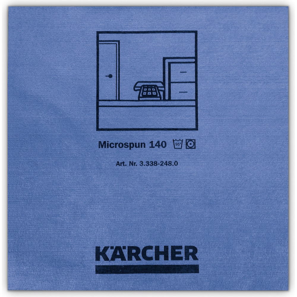 Салфетка Karcher футляр для очков на магните 16 см х 3 6 см х 6 см салфетка рыжий