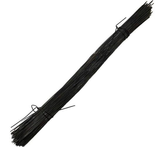 Изображение товара Проволока вязальная СЕТКА АЛЬКОР диаметр 1,2 мм пруток 400 мм 1,0 кг 106538