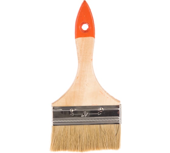 Изображение товара Плоская кисть Slimline 4 SPARTA натуральная щетина, деревянная ручка// 824455